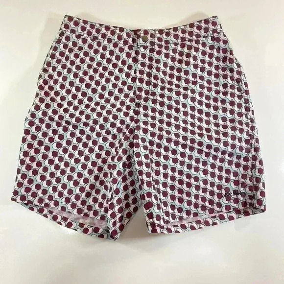 Mr Swim Trunks Geometric Pattern Men's Size XL Board Shorts Pockets & Zip Fly - Picture 9 of 14